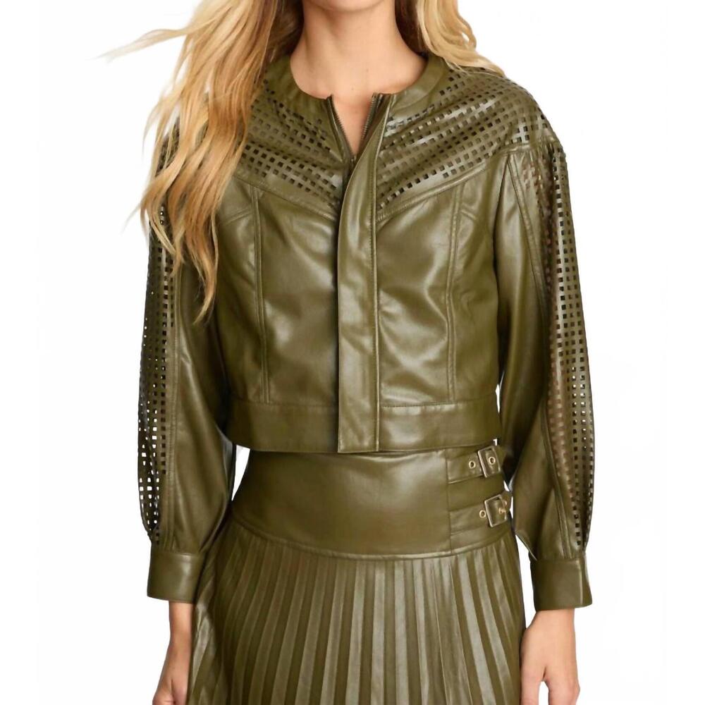 NEW CABALLERO sabrina jacket in loden green